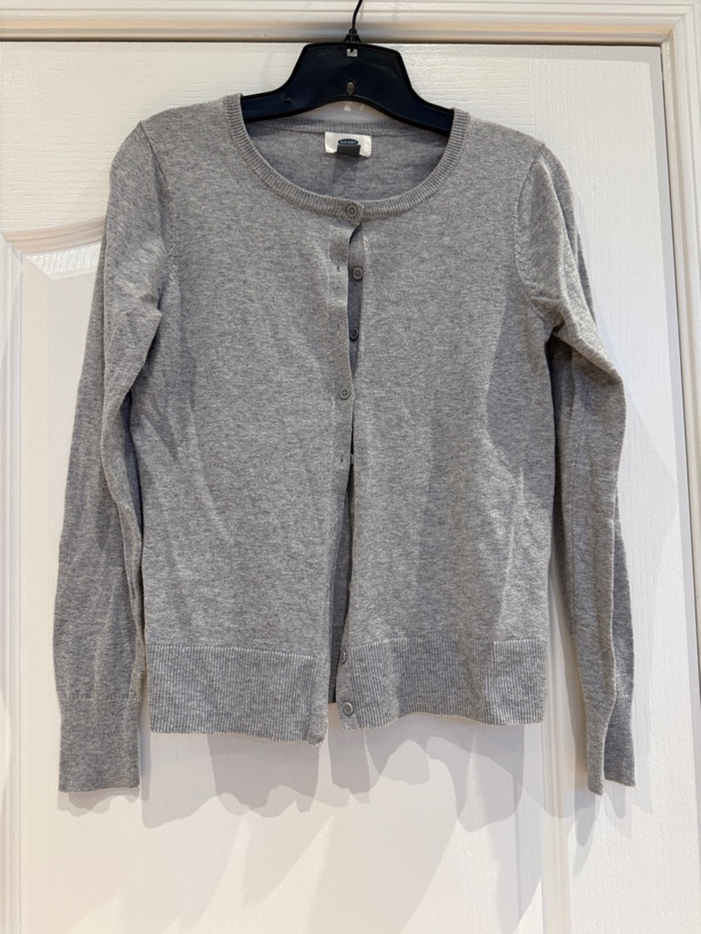 Old Navy Light Gray Crewneck Cardigan